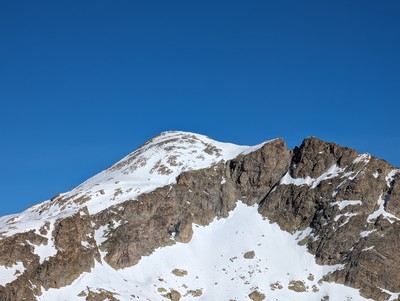 Clapier, barres et Couloir SE (à g.)