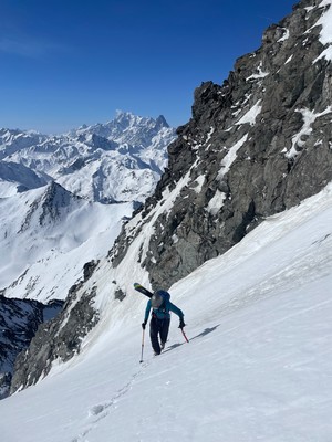 Avec le Mont Blanc en arrière plan