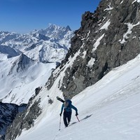 Avec le Mont Blanc en arrière plan