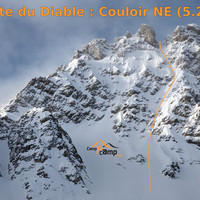 Crête du Diable : Couloir NE