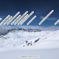 Pano W sur le Haut-Giffre depuis le point de repeautage (> Plan de Balme)