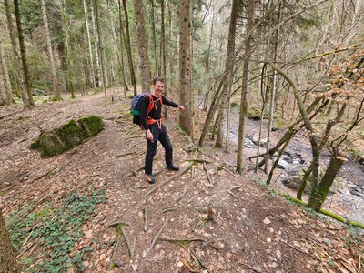 Le croisement de la rivière difficile à trouver 