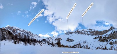 au Pré de Tronchet, Pano SE en montant au Col au Pré de Tronchet, Pano SE en montant au Col
