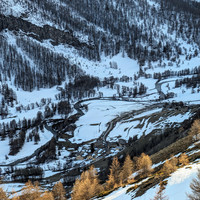 Maljasset à l'ombre  à 17h45