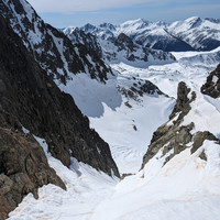 couloir S "pendant" du Dufranc