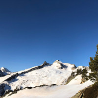Néouvielle depuis le col de Madamète