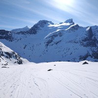 La combe N au dessus du lac