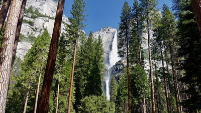 Yosemite Fall : les deux sections de la cascade