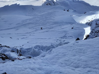 Vue depuis le sommet de l'antécime