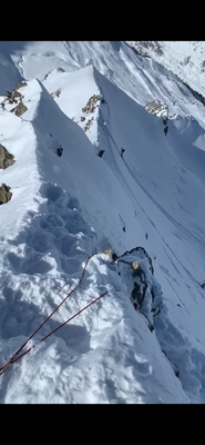 Le béquet sur lequel un rappel est possible 