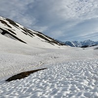 Départ col du Petit Saint Bernard