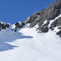 Col du Lac sans Fond - Versant NE (détail du passage possible)