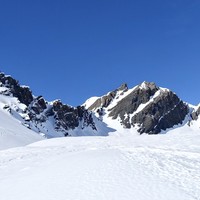 Col du Lac sans Fond - Versant NE et couloir SE de Mont de Fourclaz / Sommet des Rousses