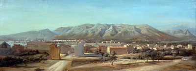 Toulon et le Mont Faron en 1848 Toulon et le Mont Faron en 1848