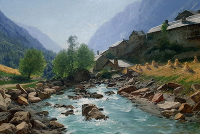 Les Fréaux et la Romanche en 1894 par Charles Bertier Les Fréaux et la Romanche en 1894 par Charles Bertier