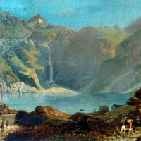 Lac d'Oô vers 1830