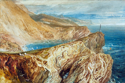 Lulworth Cove en 1811 par Turner