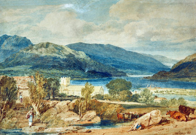 Patterdale, et Ullswater derrière par Turner