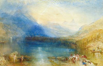 Lac de Zug par Turner, au fond les Mythen