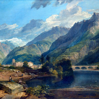 L'Arve à Bonneville par Turner