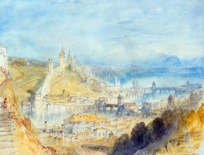 Lucerne en 1842 par Turner
