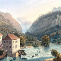 L'Arve à Cluses par Samuel Grundmann