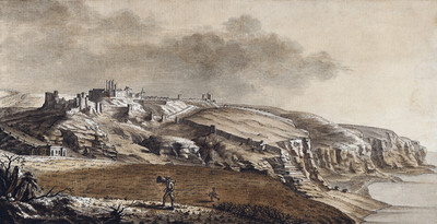 Les falaises de Douvres en 1786 par Konrad Escher Les falaises de Douvres en 1786 par Konrad Escher