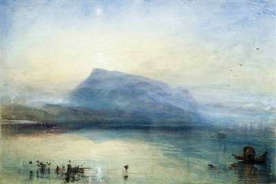Le Rigi en 1842 par Turner
