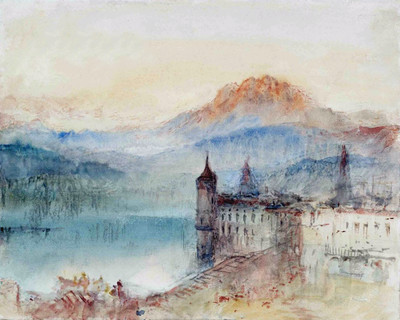 Lucerne et le Pilate par Turner