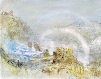 Rheinfall en 1841 par Turner