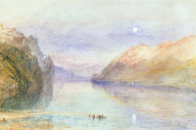 Lac de Brienz en 1841 par Turner