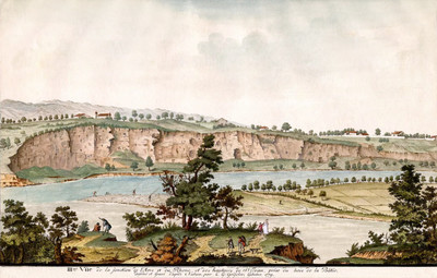 Confluent Arve et Rhône en 1779 par Geissler Confluent Arve et Rhône en 1779 par Geissler
