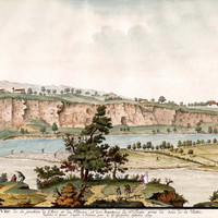 Confluent Arve et Rhône en 1779 par Geissler