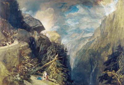 La bataille de Rochefort (1796, guerre napoléonienne) par Turner en 1815