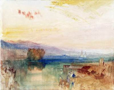 Jura vu de Genève par Turner en 1841