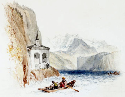 Chapelle de Guillaume Tell par Turner