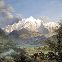 Vallée de l'Arve et Mont Blanc par Pierre-Louis de La Rive