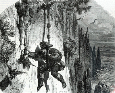 Chasse sur corde par Gustave Doré