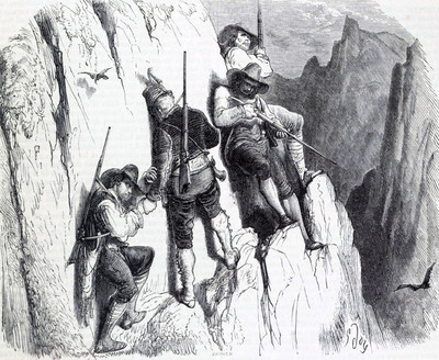 En montagne par Gustave Doré