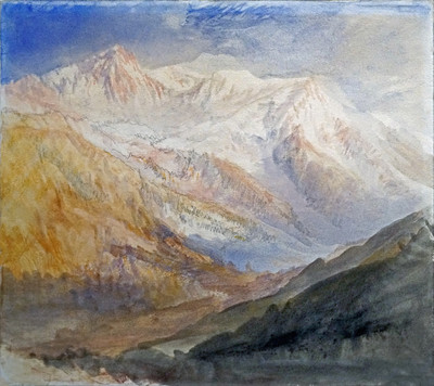 Mont Blanc par Turner en 1836