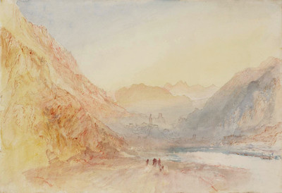 Splügen par Turner en 1841