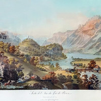 Sortie du Lac de Brienz par Gabriel Lory père