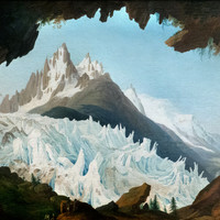 Mer de Glace, Dent du Géant, Grands Charmoz, Chamonix, vus du Chapeau par J.A. Linck