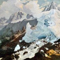 Glacier des Bossons, aiguilles de Chamonix par Jean-Antoine Linck en 1799
