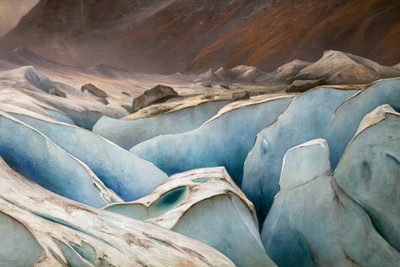 La Mer de Glace sous les Grands Charmoz par G. Loppé La Mer de Glace sous les Grands Charmoz par G. Loppé