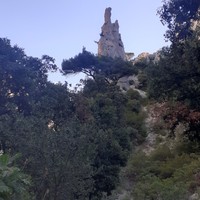 La Grande Aiguille lorsqu'on revient de la calanque d'En-Vau 