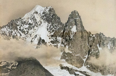 Aiguille Verte et Drus par Edward Whymper Aiguille Verte et Drus par Edward Whymper