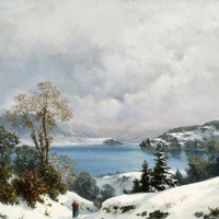 Lac d'Annecy par Gabriel Loppé