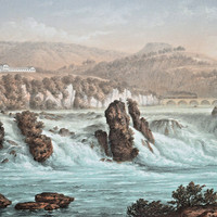 Chûtes du Rhin par Adrien Cuvillier
