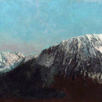 Dents du Midi et Grammond N par Gustave Courbet en 1876